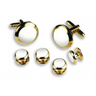 Round Cuff Link Set