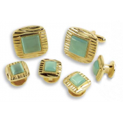 Square Decorative Cuff Link Set