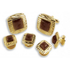 Square Decorative Cuff Link Set