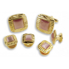 Square Decorative Cuff Link Set