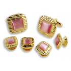 Square Decorative Cuff Link Set