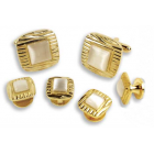 Square Decorative Cuff Link Set