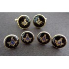 Masonic Logo Cufflinks and Stud Set