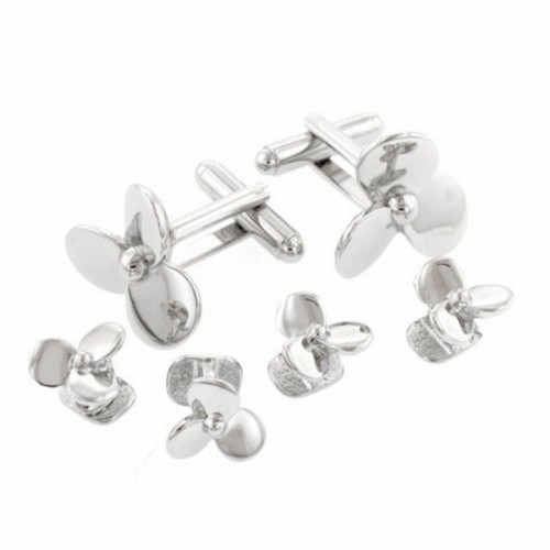 Propeller Cufflinks and Studs