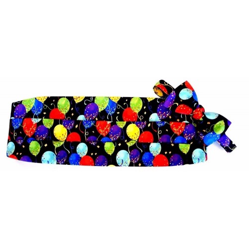 Balloons Cummerbund and Tie