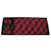 Country Plaid Cummerbund and Tie