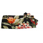 Hawaiian Awaphu, Kokio, Plumeria Floral Paradise Tuxedo Cummerbund and Bow Tie Hawaiian Awaphu, Kokio, Plumeria Floral Paradise Tuxedo Cummerbund and Bow Tie