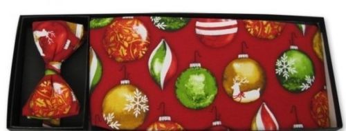 Holly Jolly Christmas Cummerbund and Tie