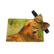 Lion on Safari Cummerbund and Tie Set