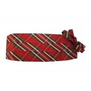 Plaid Cummerbund and Bow Tie Set