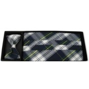 Stafford Plaid Cummerbund and Tie