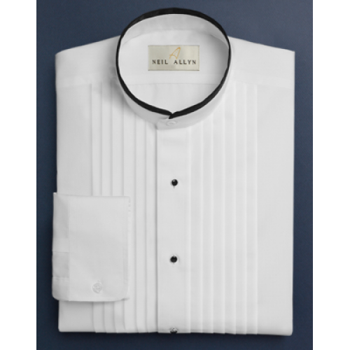 Mandarin Collar Tuxedo Shirts : Neil Allyn 1/2