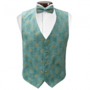 French Quarter Mardi Gras Vest and Tie Set