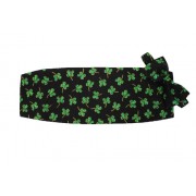 Irish Magical Shamrocks Cummerbund and Bow Tie