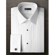 Ike Behar Broadcloth Point Collar Shirt