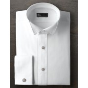 Ike Behar Pique Wing Collar Shirt with French Cuffs. Ike Behar Pique Wing Collar Shirt with French Cuffs.