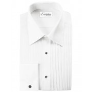Cristoforo 1/4" Pleated Laydown Collar Cristoforo 1/4" Pleated Laydown Collar