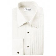 Cristoforo 1/2" Pleated Laydown Collar Cristoforo 1/2" Pleated Laydown Collar