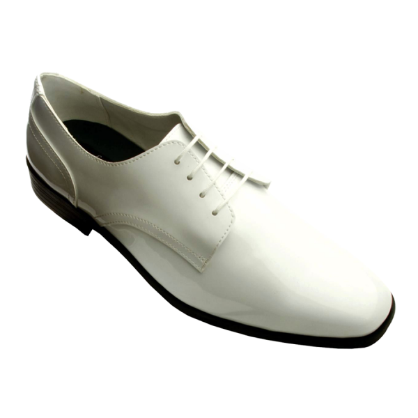 Frederico Leone Chicago Patent Tuxedo Shoes - White