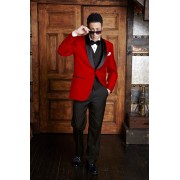 "Bradford" Red Tuxedo