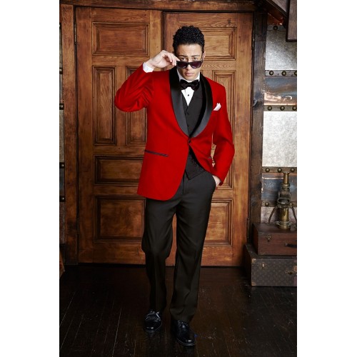 "Bradford" Red Tuxedo