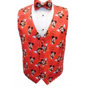 Mickey Mouse Star Tuxedo Vest and Bow Tie Set