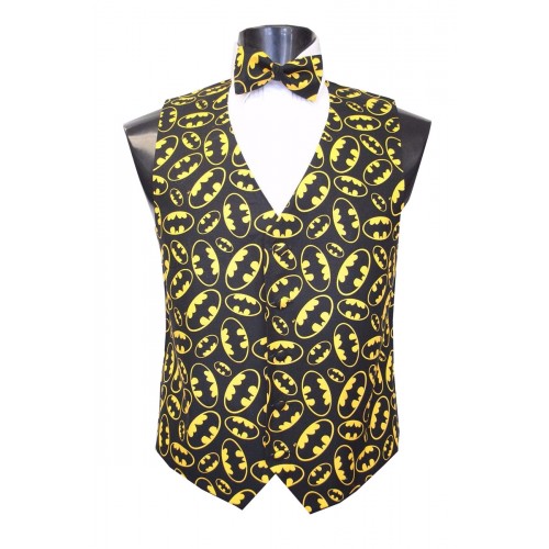 Batman The Dark Knight Tuxedo Vest and Bow Tie Set